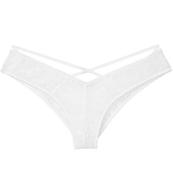 VICTORIA'S SECRET FASHION SHOW -  LUXE Winter Sparkly Cheeky Panty - NWT (M) - Picture 3 of 6